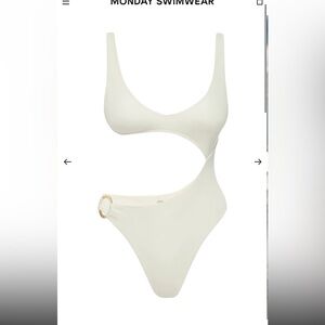 Monday Swimwear St Barths Ivory One Piece